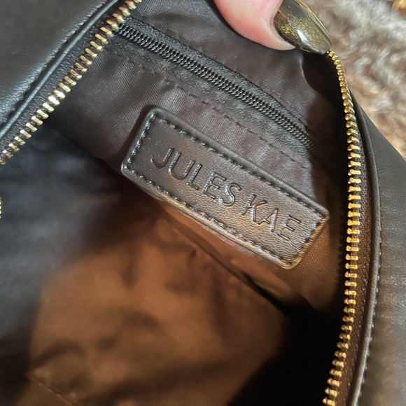 Jules Kae Zola Pleather Hobo Purse - Picture 3 of 4